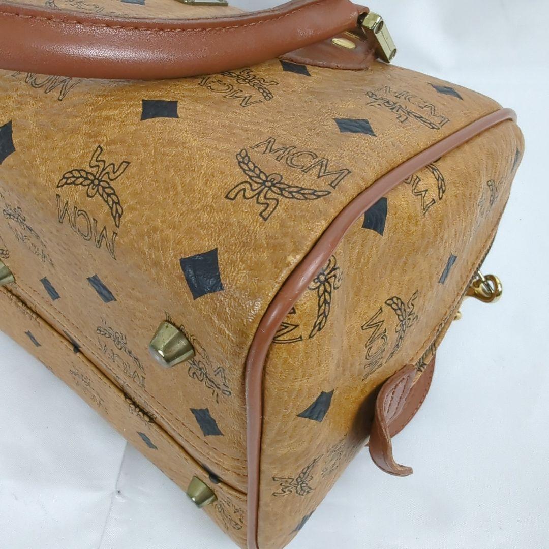 【良品】MCM エムシーエム ヴィセトス ショルダー ミニボストンバッグ