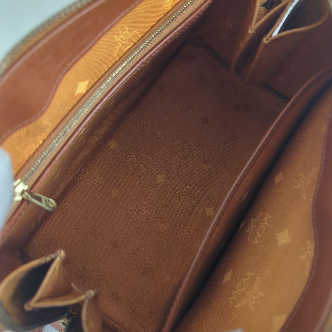 【良品】MCM エムシーエム ヴィセトス ショルダー ミニボストンバッグ