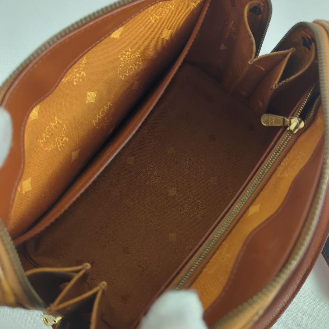 【良品】MCM エムシーエム ヴィセトス ショルダー ミニボストンバッグ