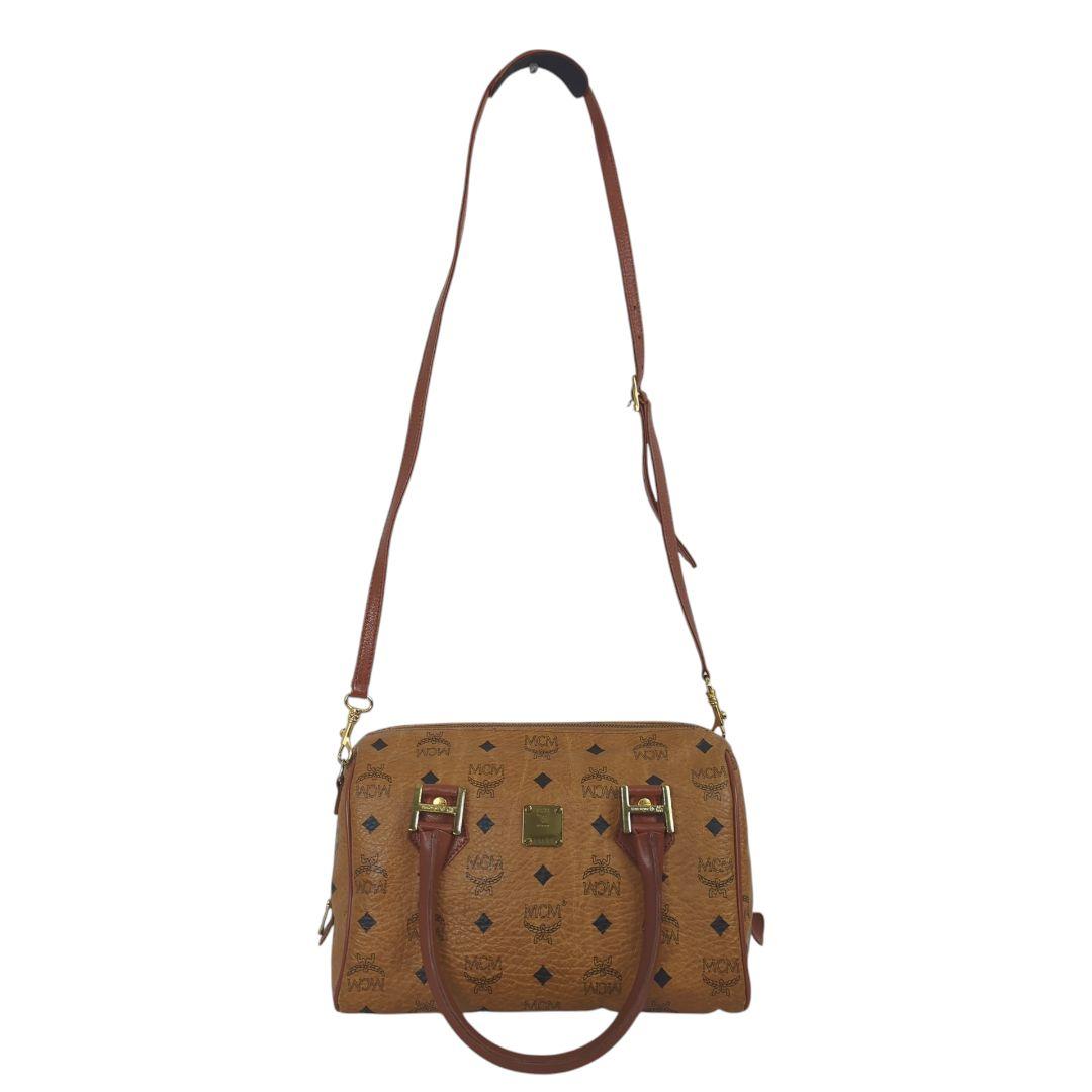 【良品】MCM エムシーエム ヴィセトス ショルダー ミニボストンバッグ