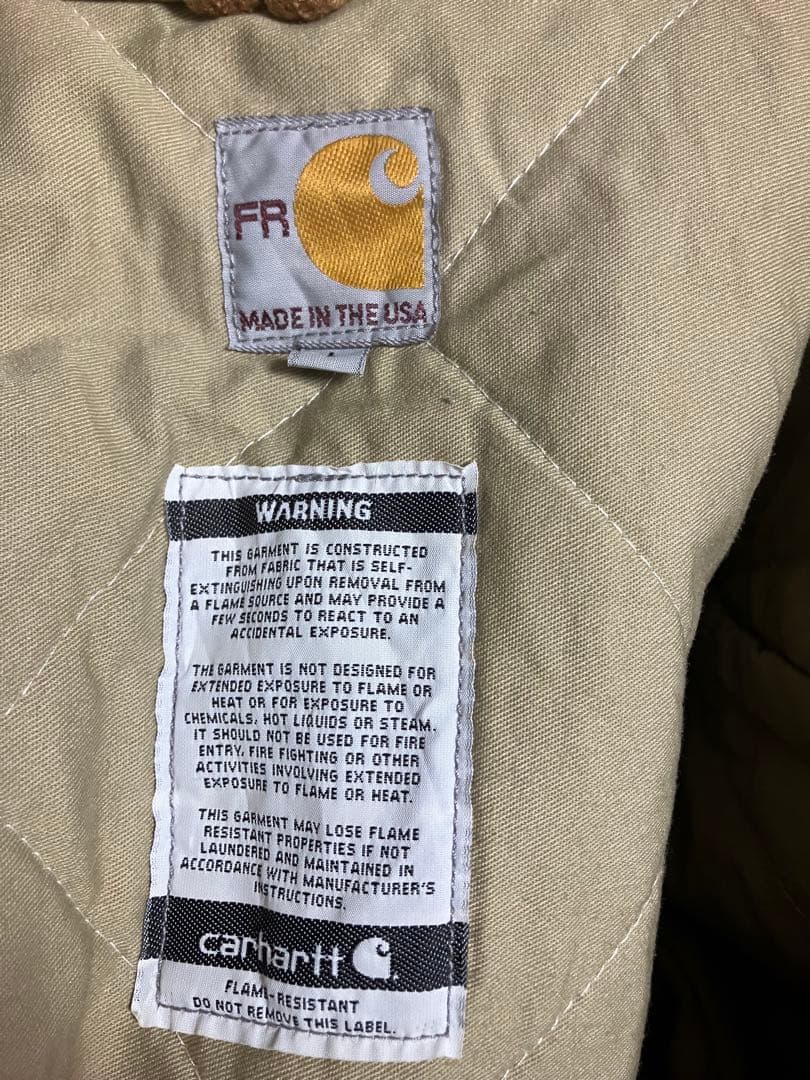 80s 90s USA製 カーハート アクティブジャケット ブラウン系