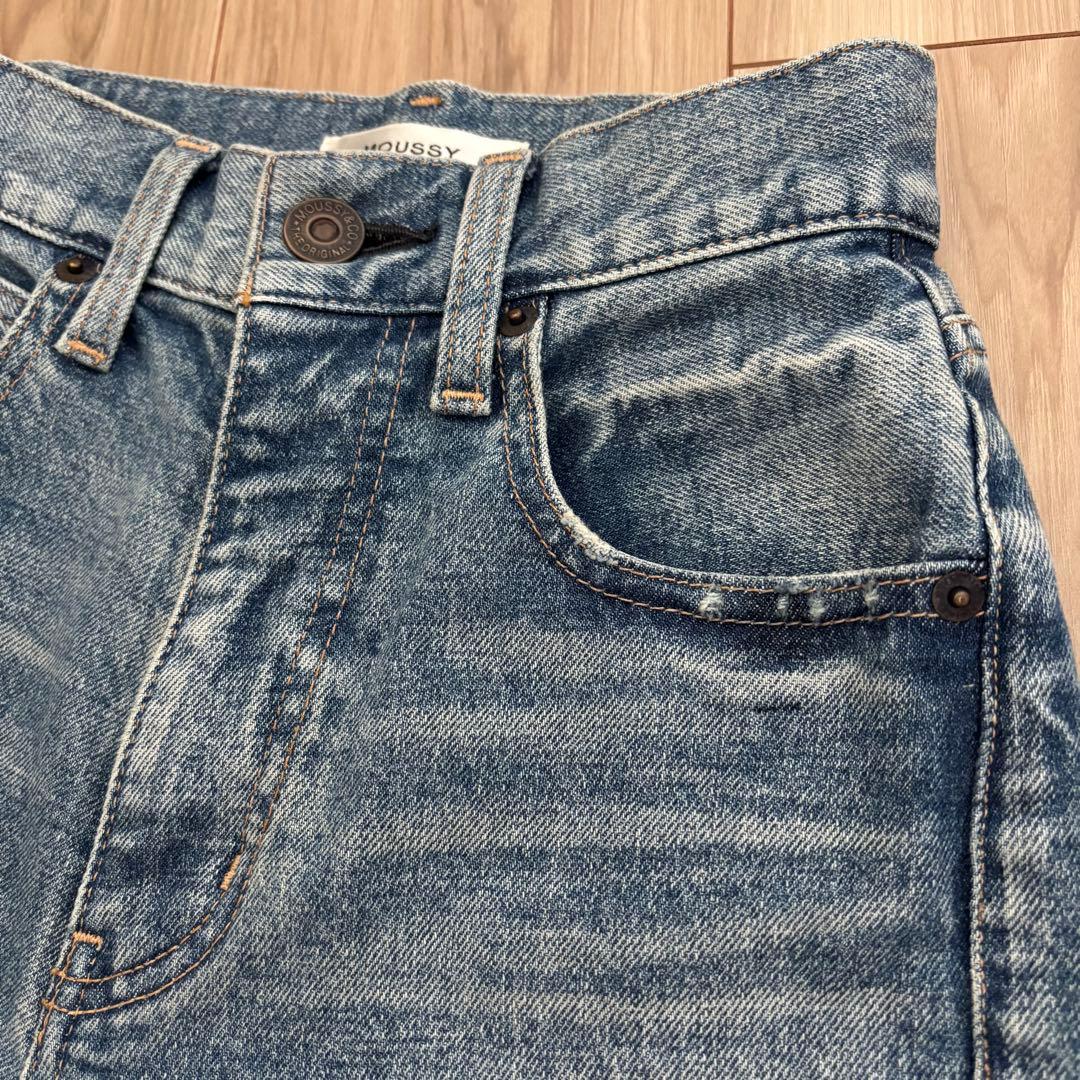 MOUSSY マウジー MVS FLARE フレアデニム BLUE ブルー 22
