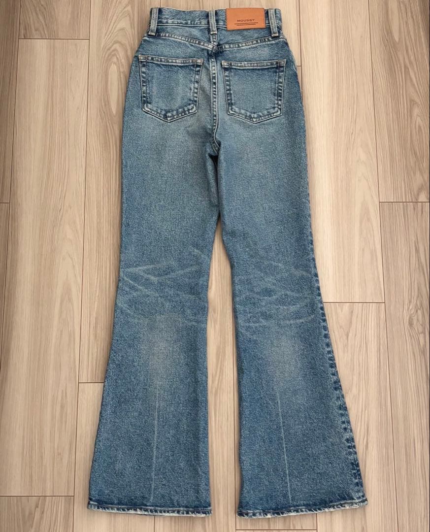 MOUSSY マウジー MVS FLARE フレアデニム BLUE ブルー 22