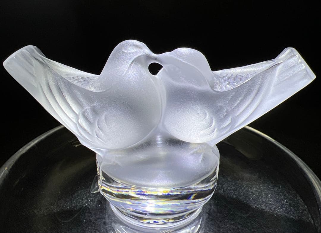 ラリック　リングトレー　横幅約9.5㎝　東Y7-1128☆1F