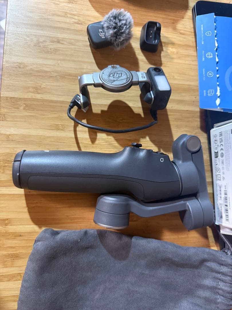 DJI osmo mobile 7P と mic mini