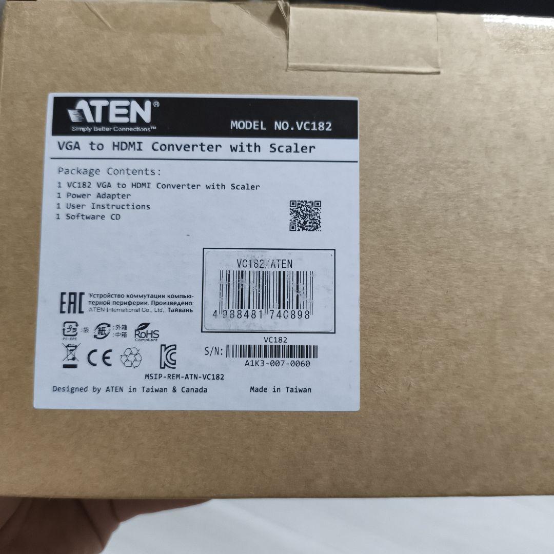 【未使用】ATEN HDMI to VGA Converter VC182
