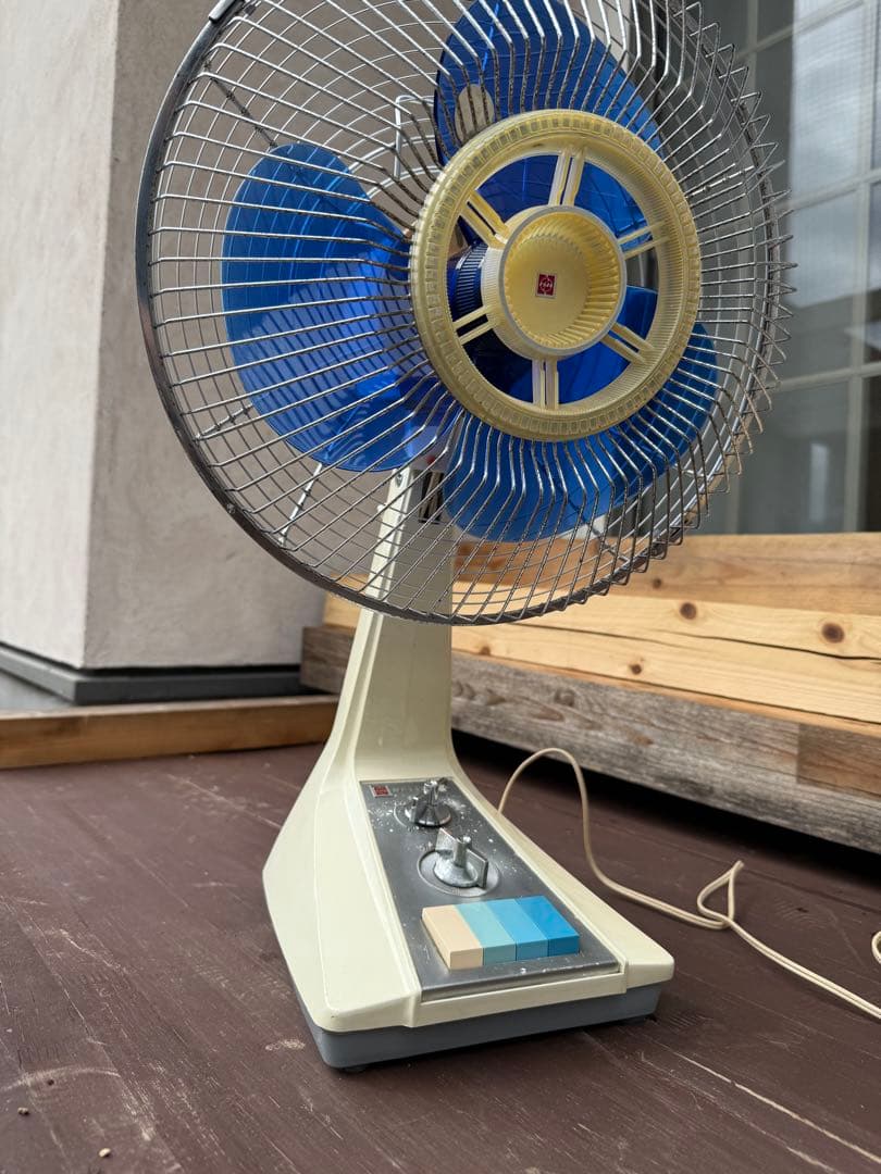 扇風機 F-30FZ 昭和　ナショナル　レトロポップ　アンティーク