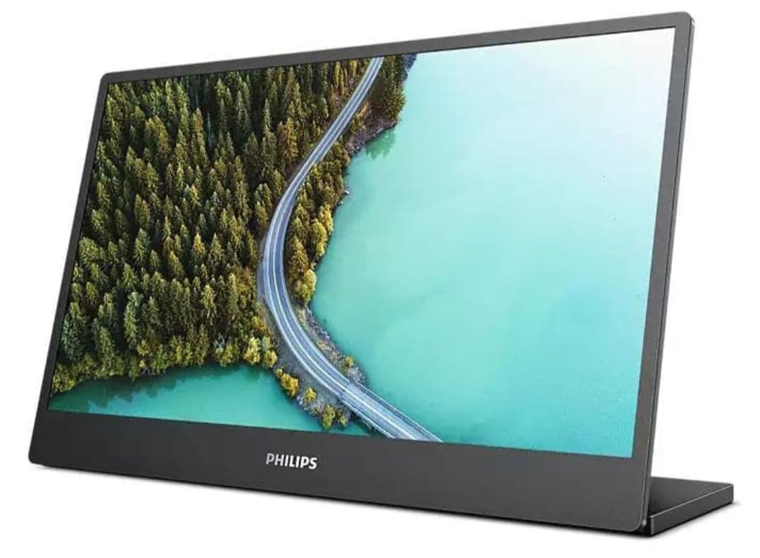 フィリップス ポータブルモニター FHD 16B1P3300 ブラック 箱入り