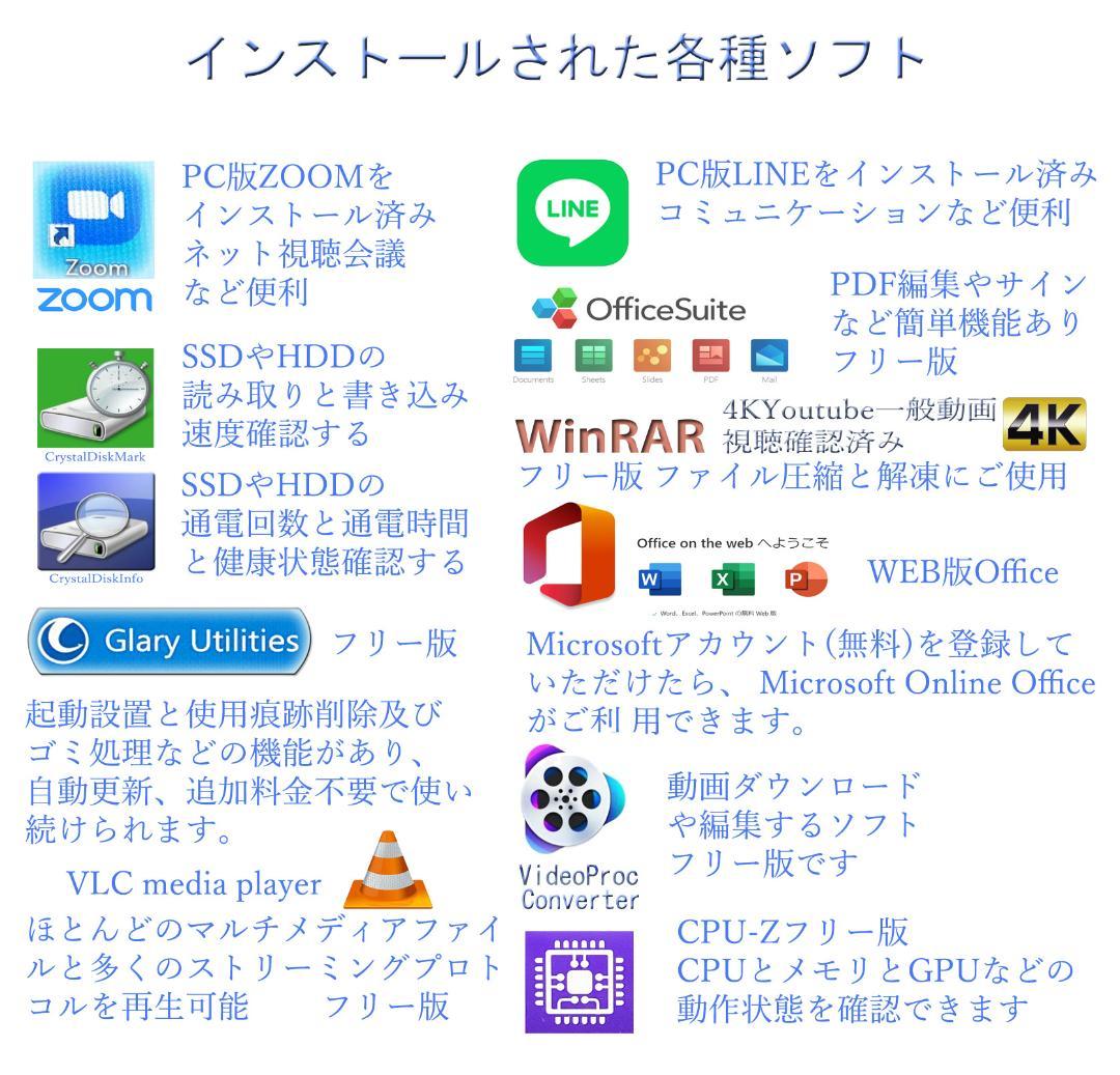 i7-8700 16GB/256GB SSD+1.5TB/中古です