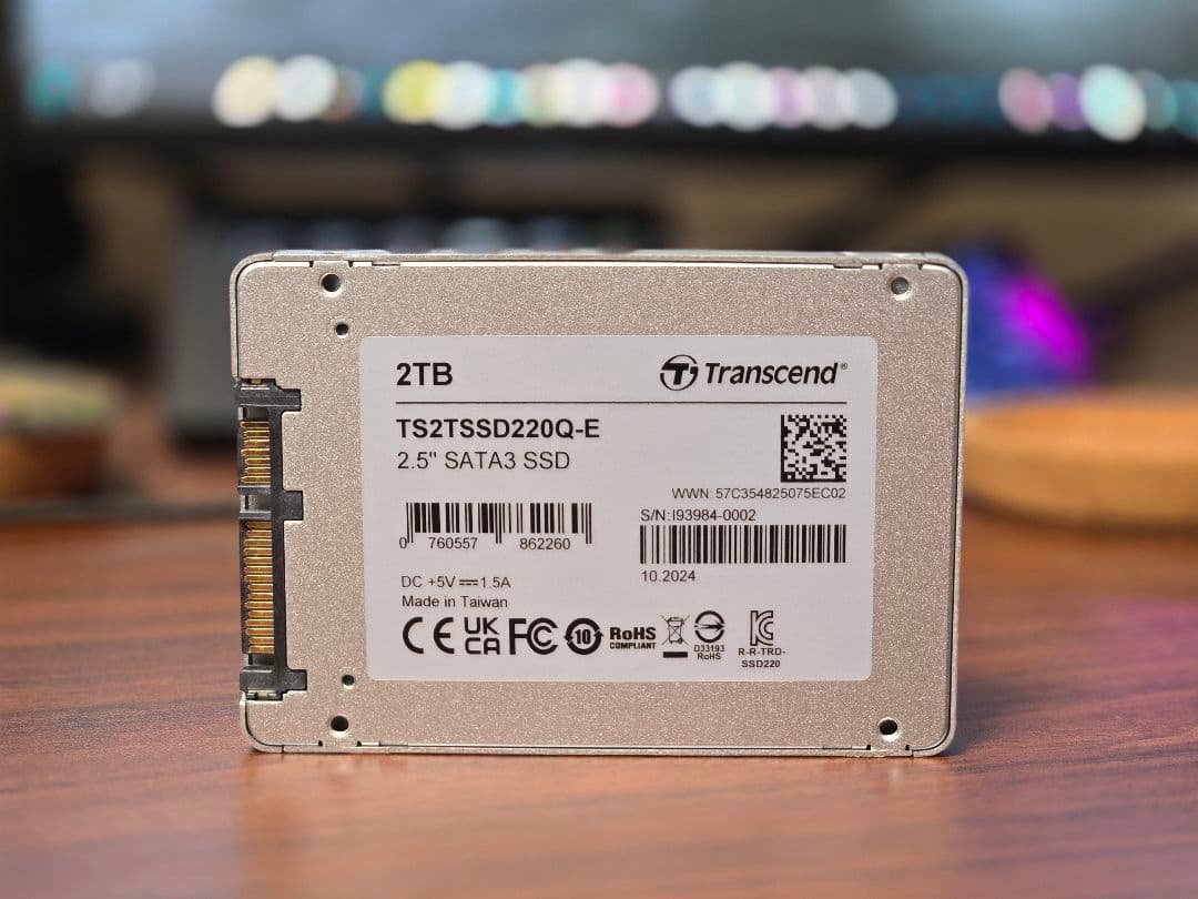 Transcend SSD220Q 2TB 2.5インチ SATA