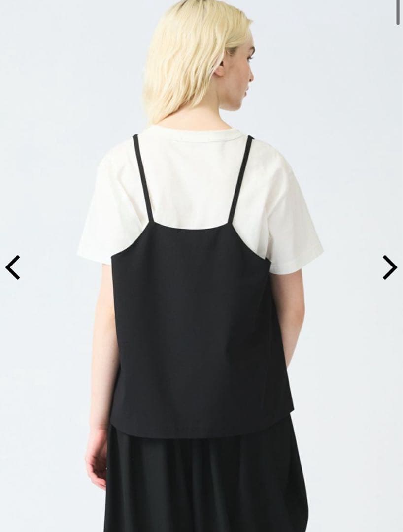 mizuiro ind キャミソールベスト　ブラック