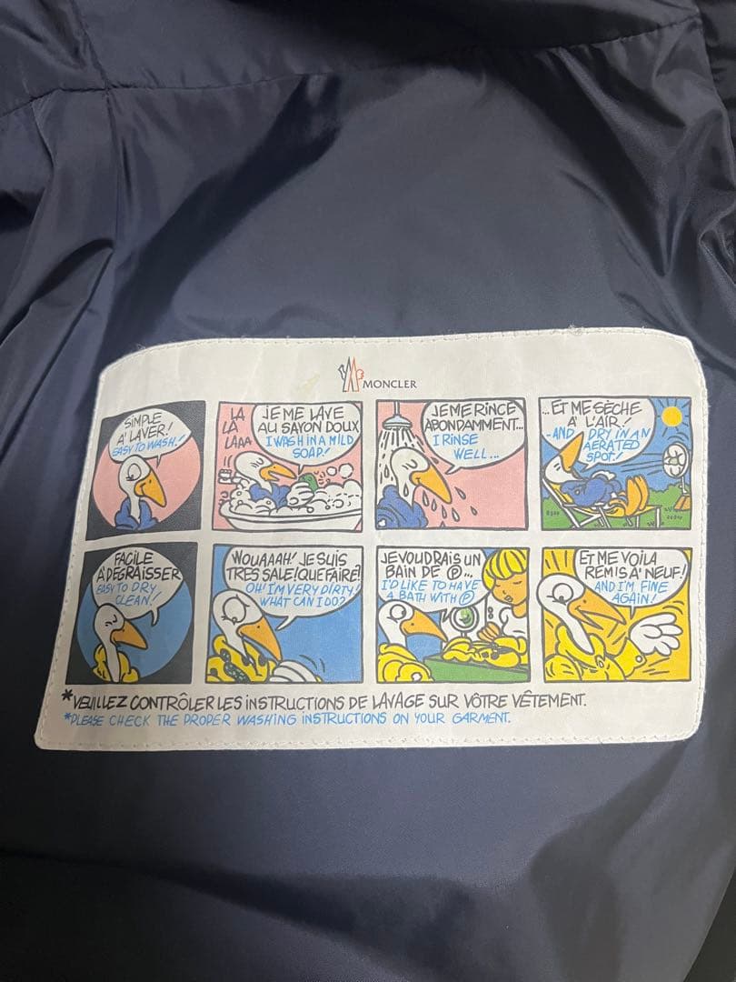 今日限定　値下げ中　MONCLER ネイビー ダウンジャケット 00