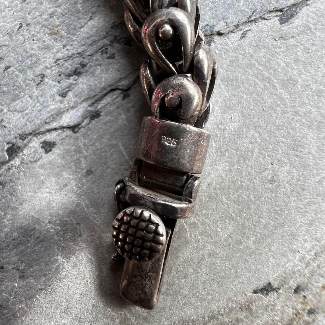 VINTAGE ヴィンテージ スケイル チェーン ブレスレット 鱗 バックル