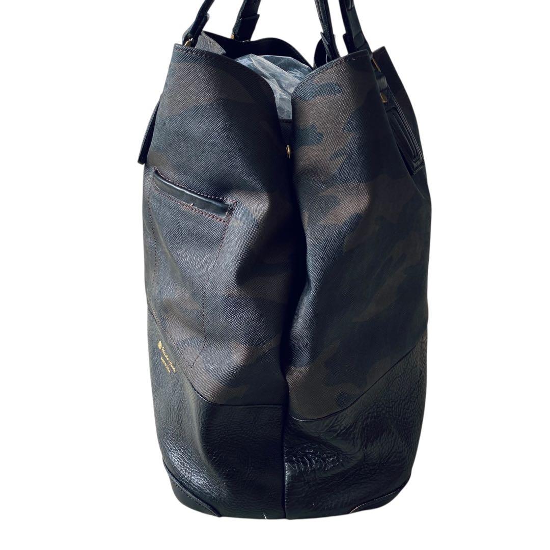 masterpiece マスターピース【美品】PVC＆レザー トートバッグ