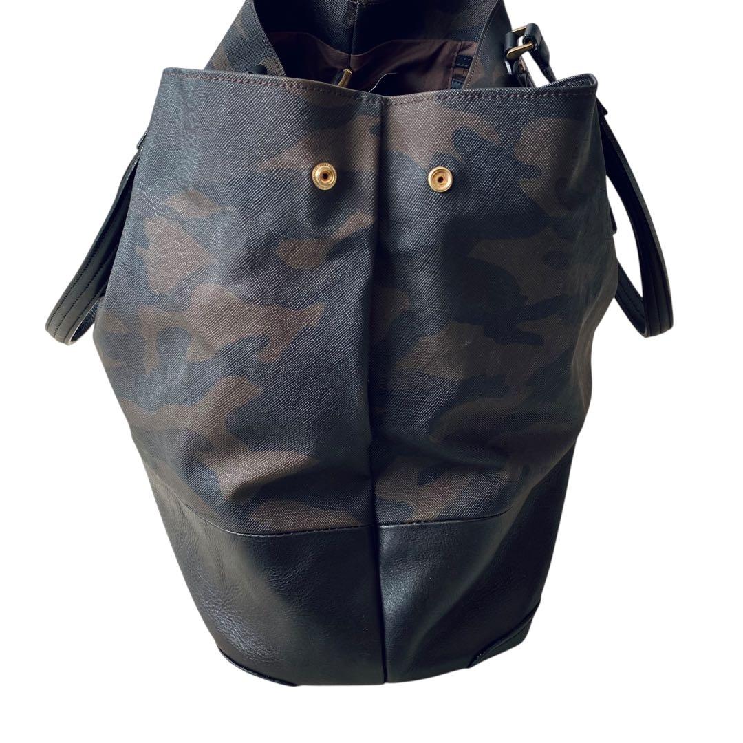 masterpiece マスターピース【美品】PVC＆レザー トートバッグ