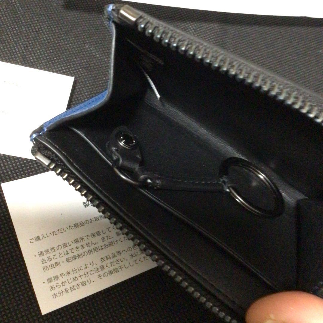 美品❤️COACH メンズレザーキーホルダー付小銭入れ　未使用品