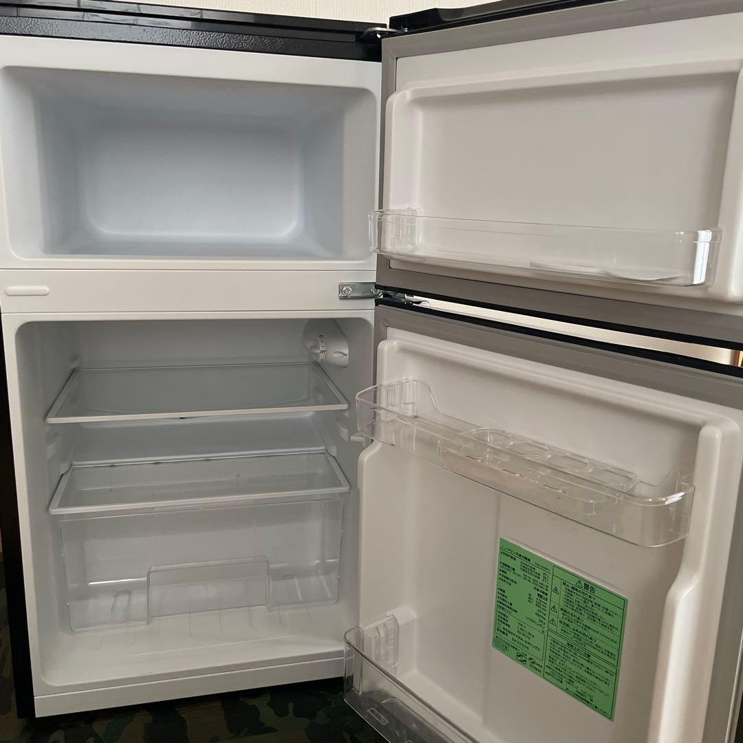 【送料込】2023年製　冷蔵庫　ノンフロン　2ドア87L y-select