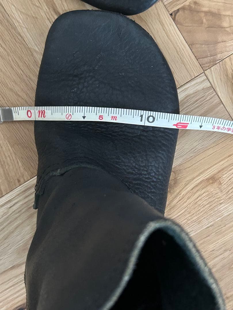 COMME des GARÇONS ブラックショートブーツ