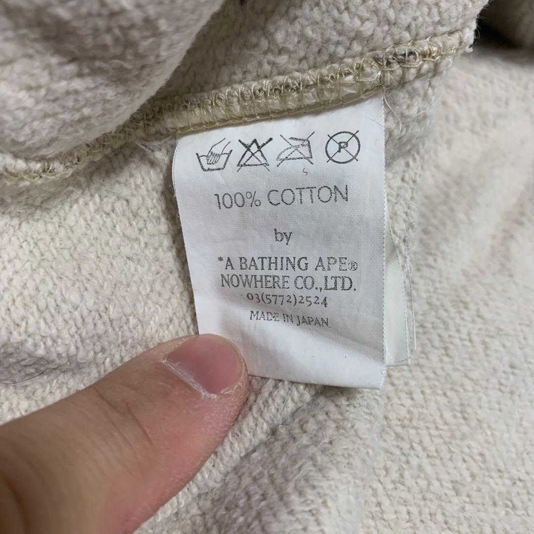 アベイシングエイプABathingApeジップパーカーMデザートカモ