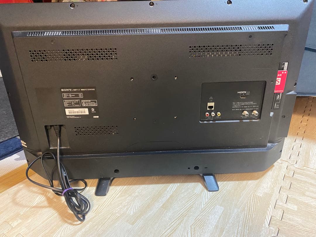 2019年製　SONY 32V型　フルHD液晶テレビKJ-32W500E