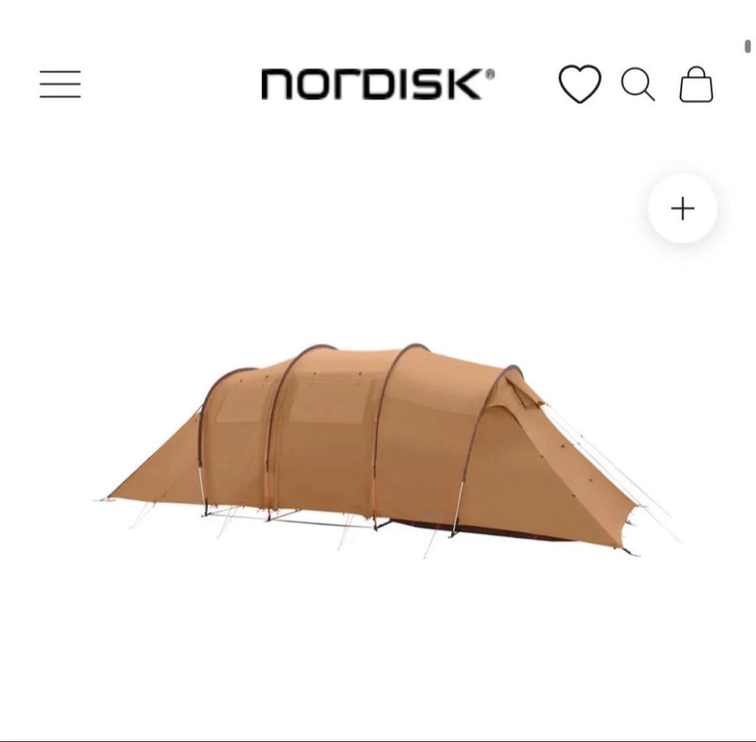 未使用 ノルディスク レイサ6 NORDISK Reisa 6 PU Tent