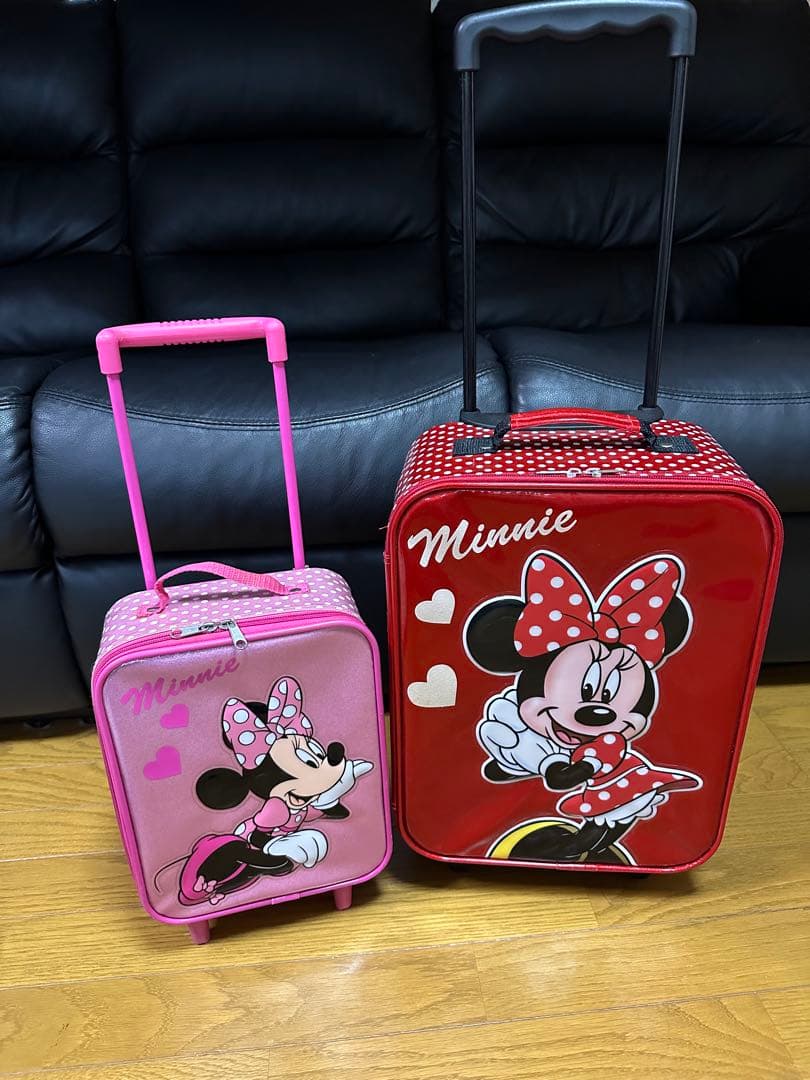 半額以下★ 美品 ★ キャリー 姉妹 セット 香港 ディズニーランド ミニー