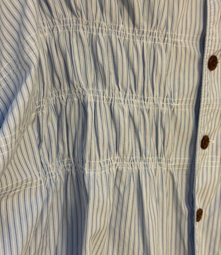 Christopher nemeth シャーリング ストライプシャツ