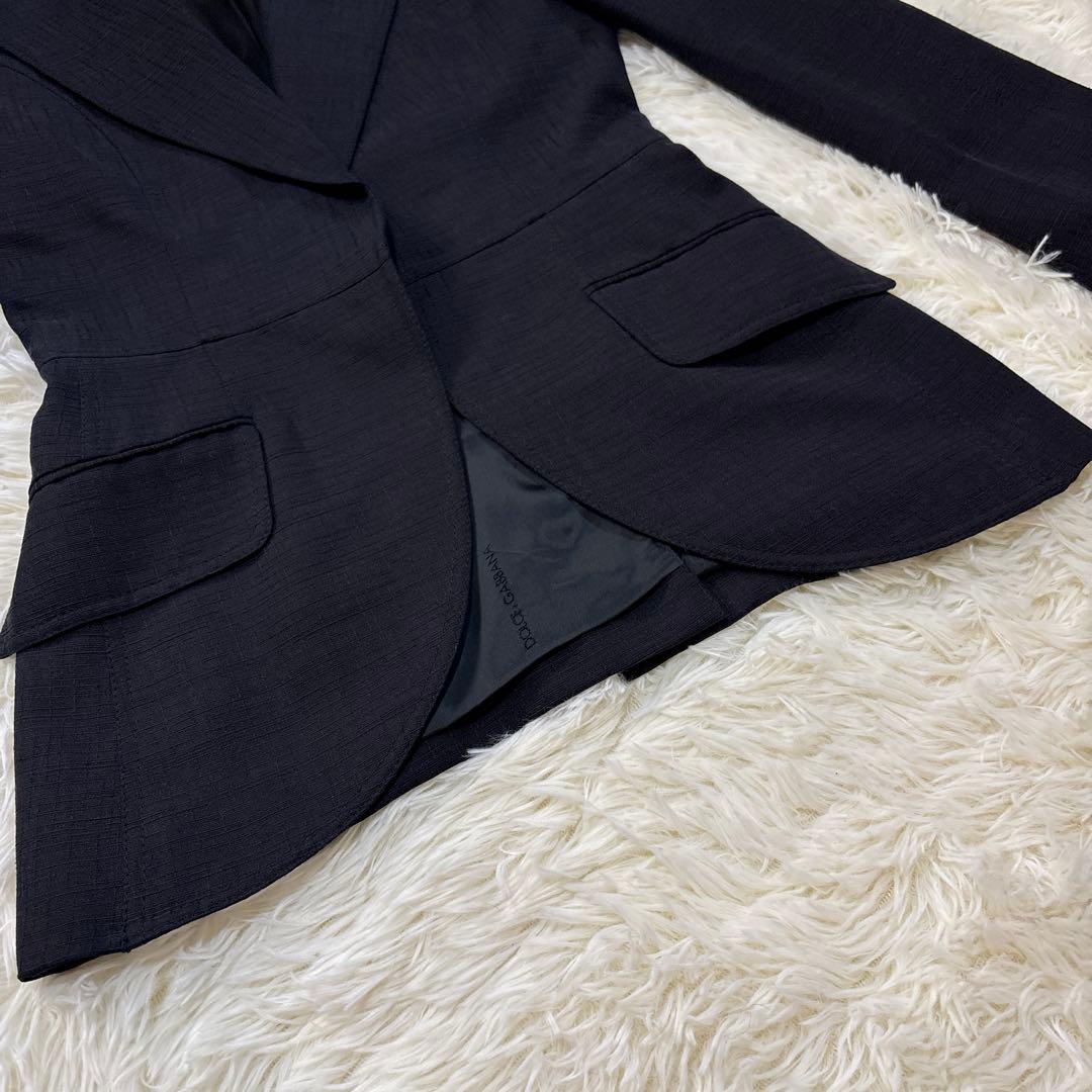 ✨美品✨ドルチェアンドガッバーナ　パンツスーツセットアップ　ボタンレス　40