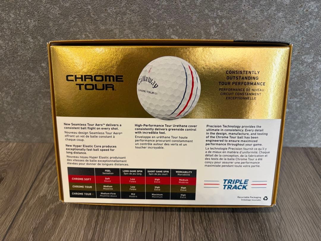 Callaway Chrome Tour ゴルフボール３箱　クロームツアー新品