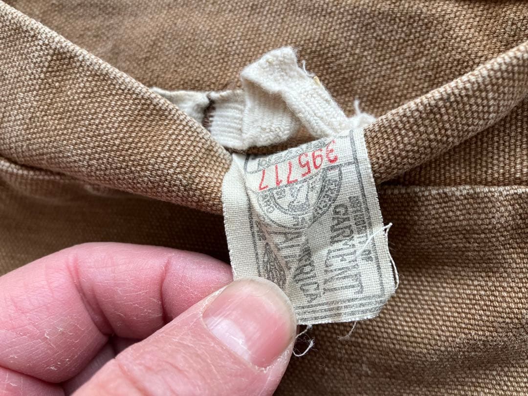 carhartt duck vest ベスト　70s ビンテージ　カバーオール