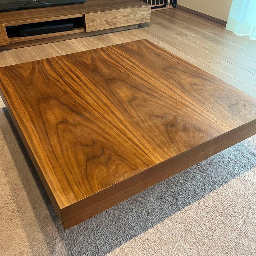 ローテーブル 木製 テーブル ウォルナット インテリア