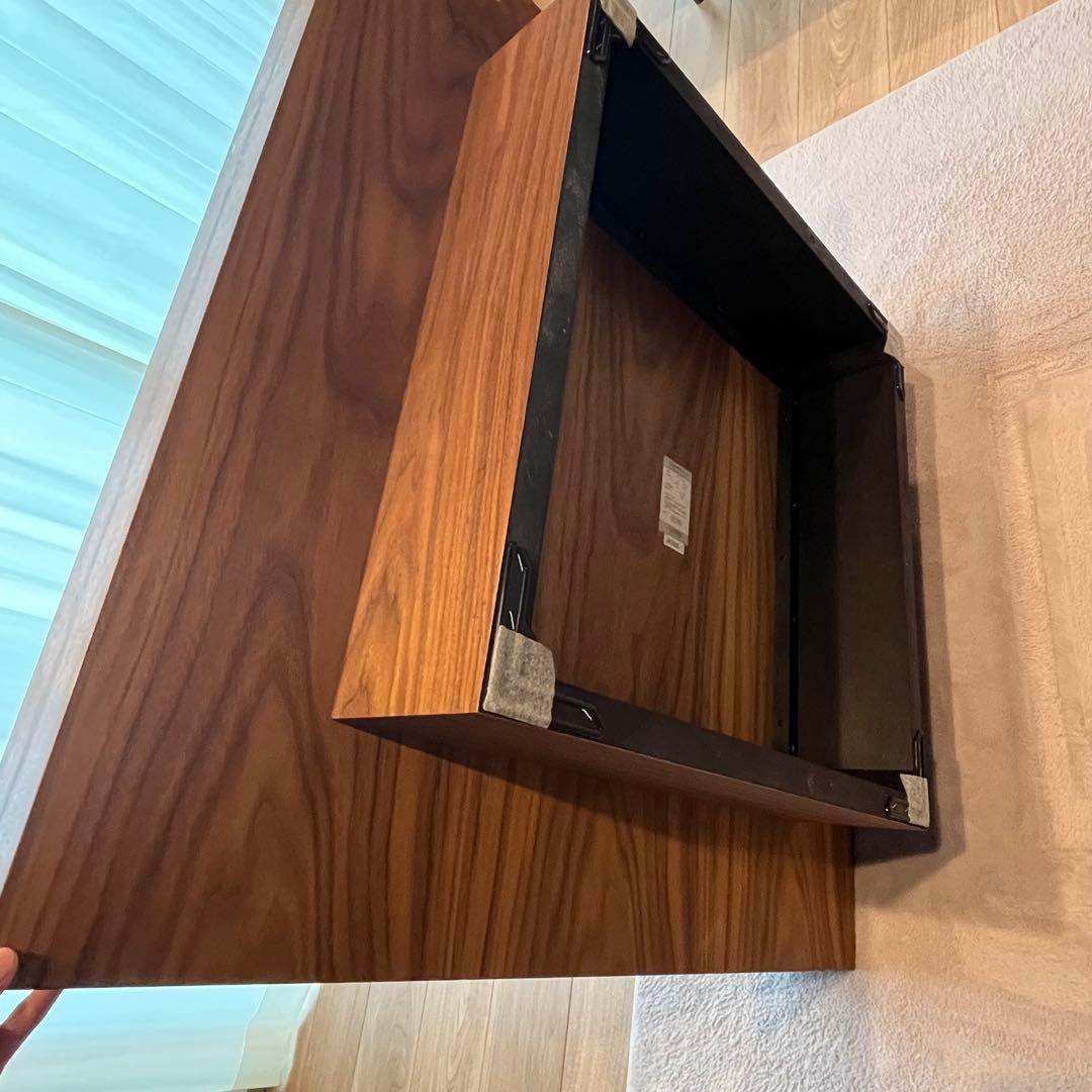 ローテーブル 木製 テーブル ウォルナット インテリア