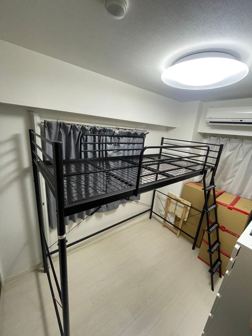 【世田谷区引取限定】ニトリ　スチールハイベッド　ロフトベッド