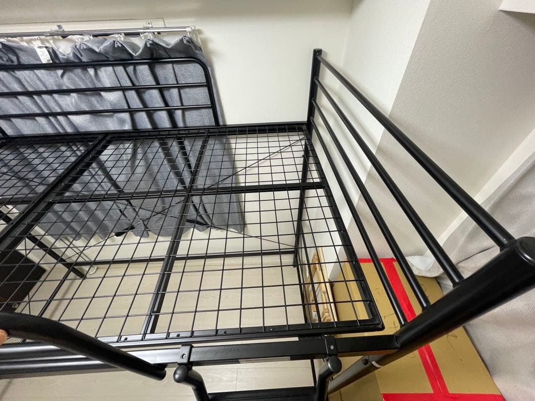 【世田谷区引取限定】ニトリ　スチールハイベッド　ロフトベッド