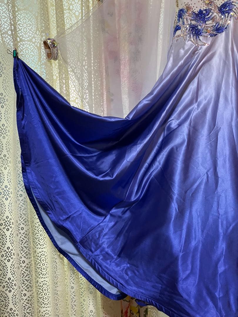 社交ダンス.モダンドレス.スタンダードドレス.ソシアルダンス.グラデーション