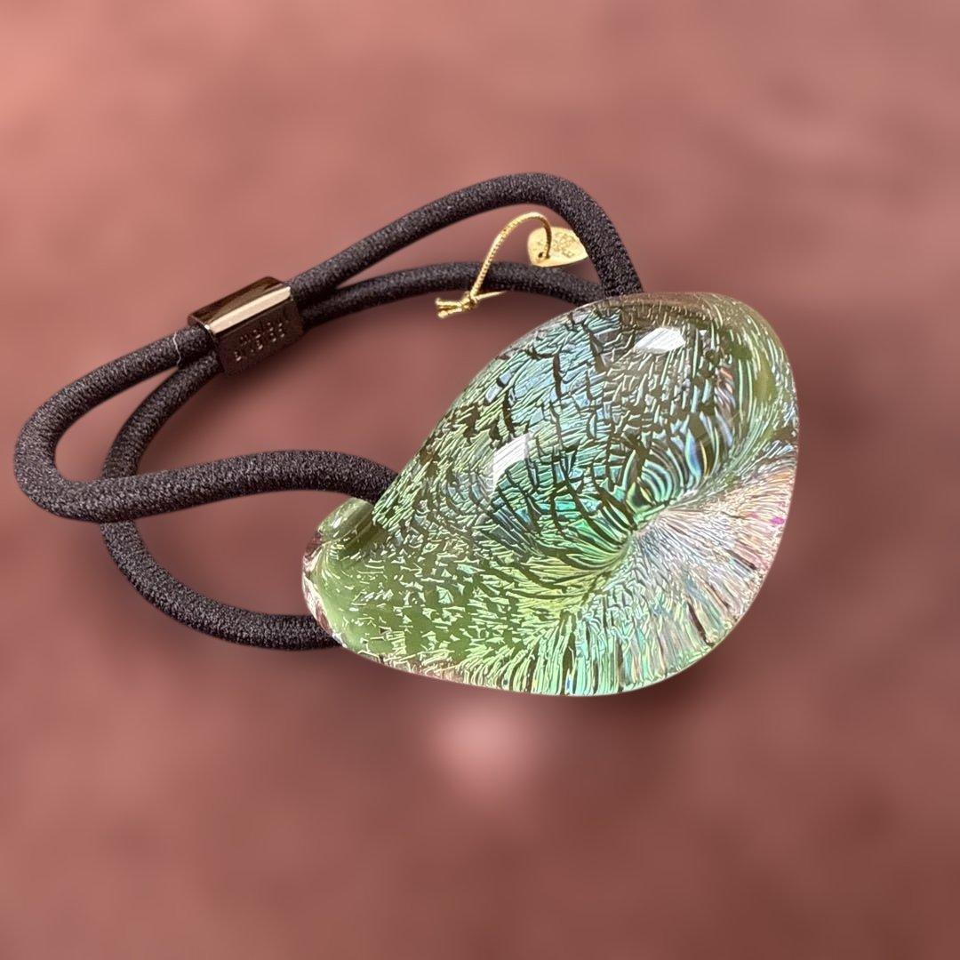 Colette Malouf コレットマルーフ　グラスポニー　グリーン