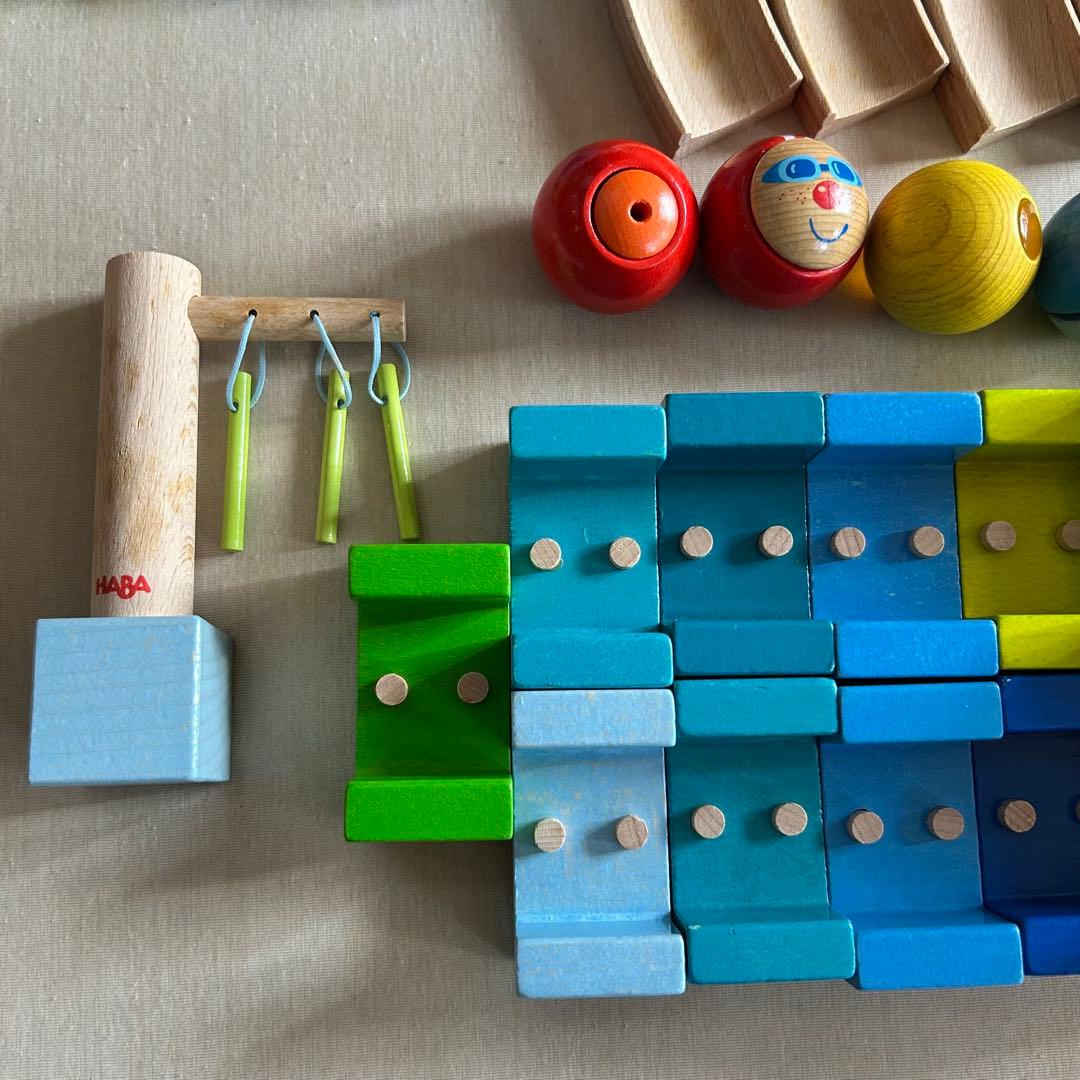 HABA ハバ　ベビークーゲルバーン大　メロディ　セット　クーゲルバーン