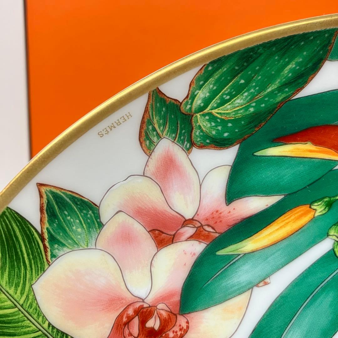 エルメス　パシフォリア　デザートプレート　No.1,2 2枚組　箱付き