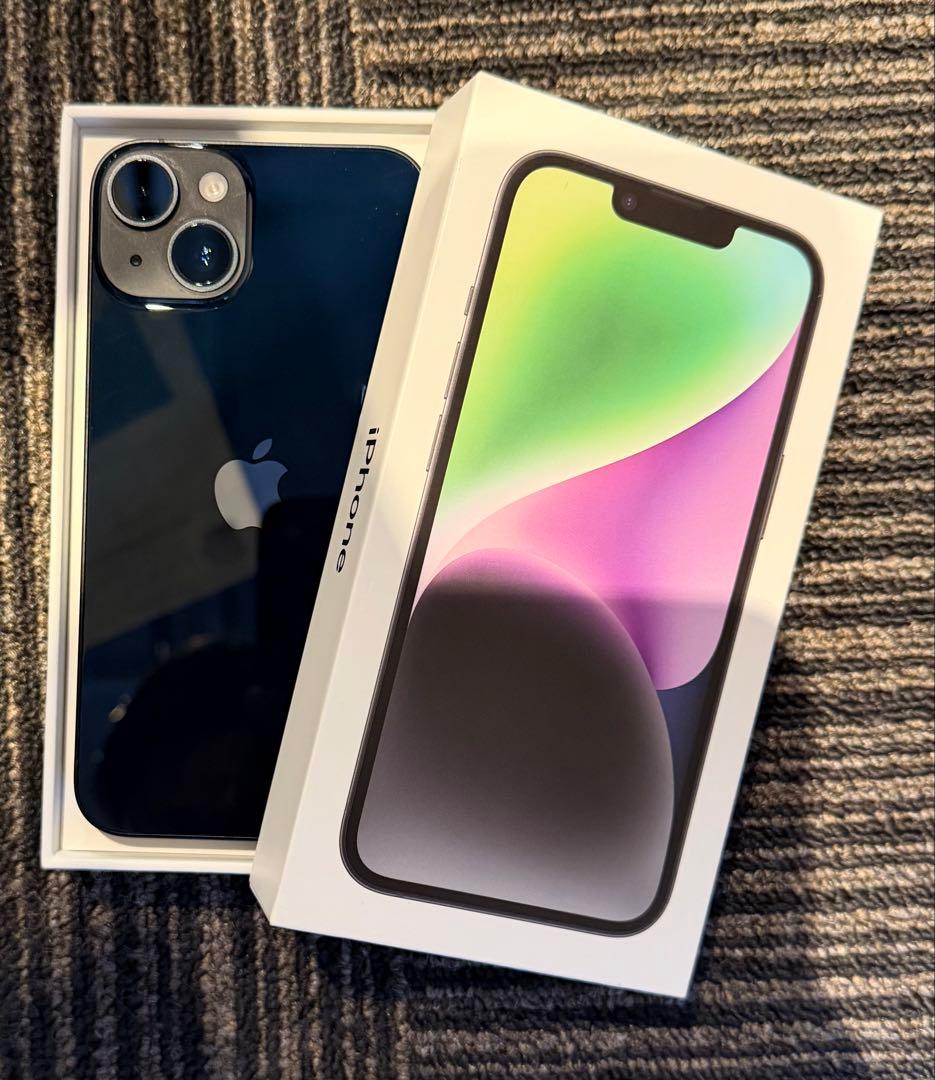 Apple iPhone 14 ミッドナイト256GB 本体 箱付き