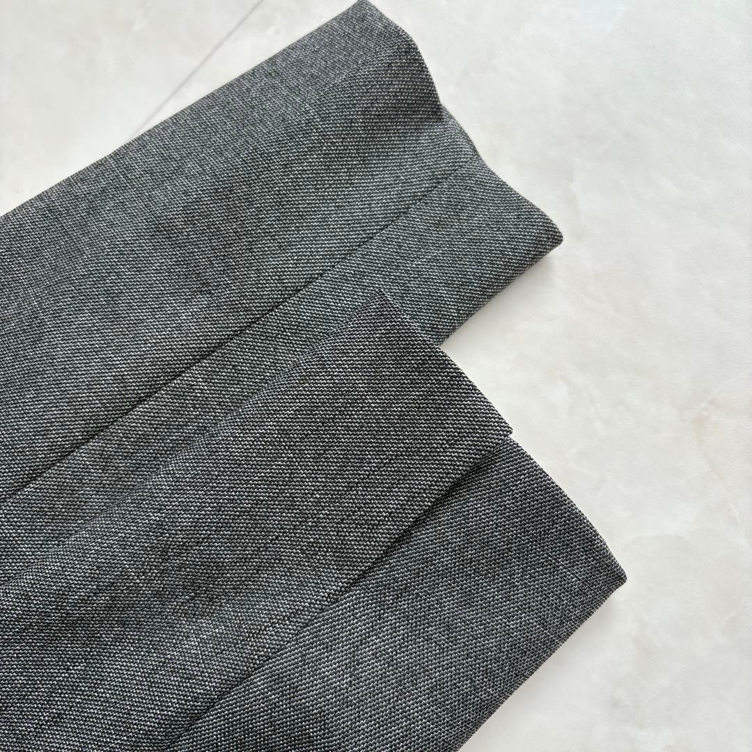 美品✨グリーンレーベルリラクシング ノーカラーセットアップ グレー 36 S相当