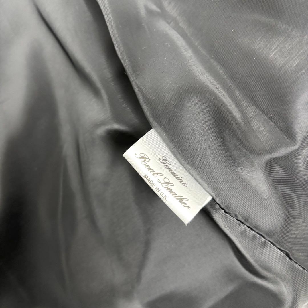 英国製 666 Leather Wear ダブルライダースジャケット 黒 34