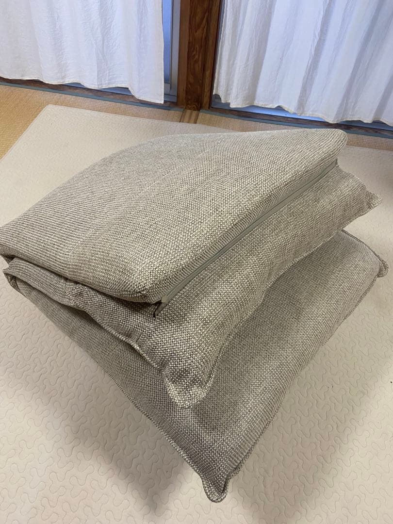 さっち。送料込み＊無印良品 ハイバックリクライニングソファ　１シーター