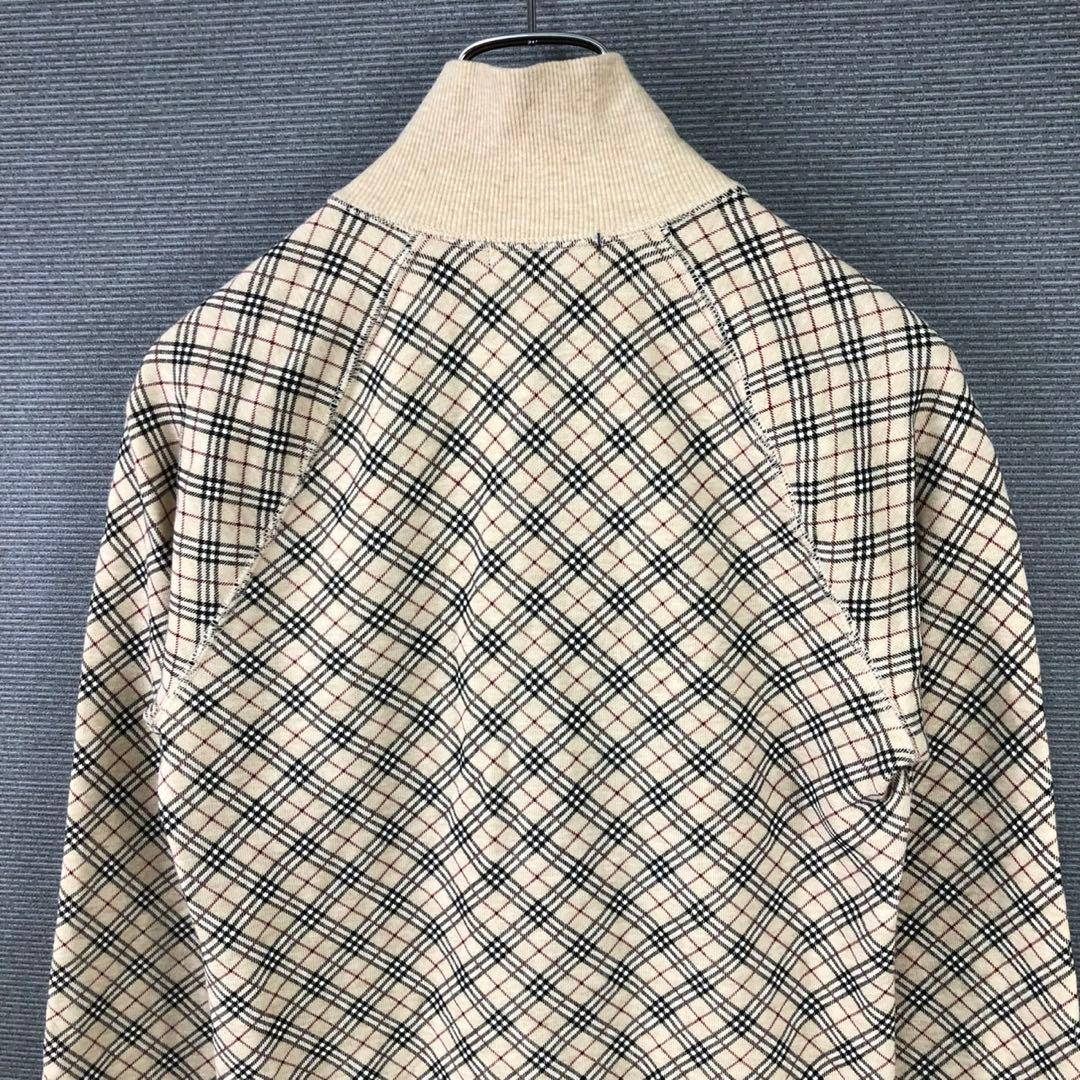BURBERRY ノバチェック トラックジャケット 38 ベージュ