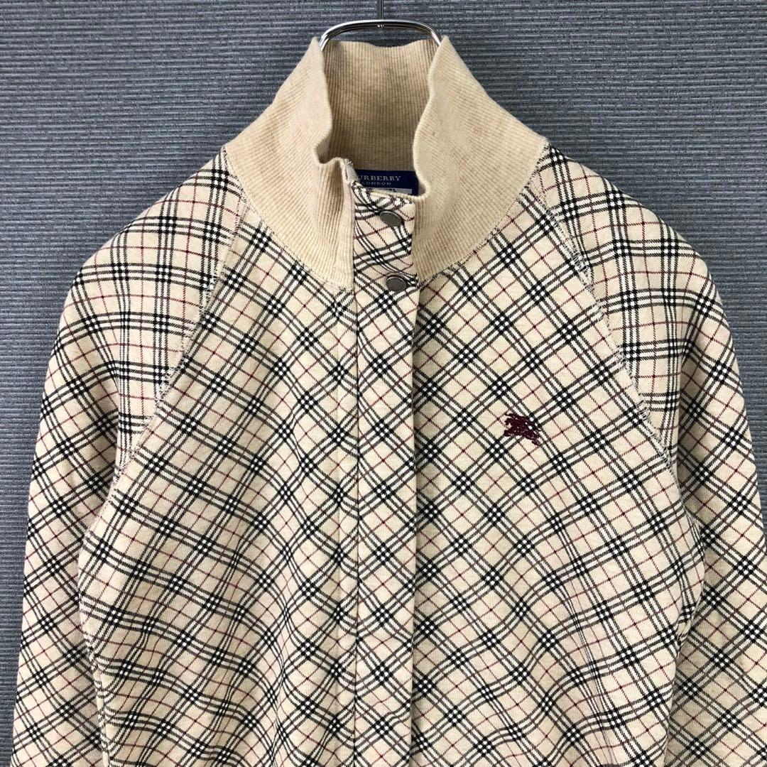 BURBERRY ノバチェック トラックジャケット 38 ベージュ