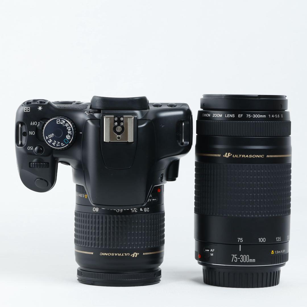 014★初心者★デジタル一眼レフ★Canon★ダブルレンズ★kissx2