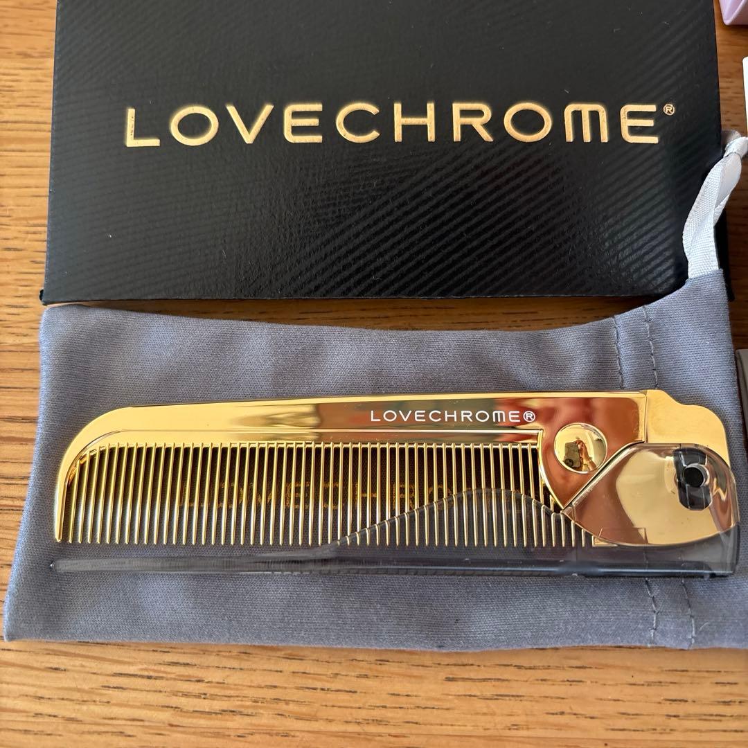 lovechrome K24GPバングスコーム ゴールド　折りたたみ