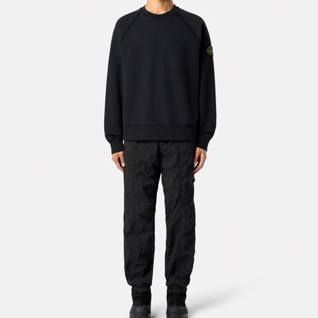 新品 STONE  裏起毛 LOGO スウェットシャツ L