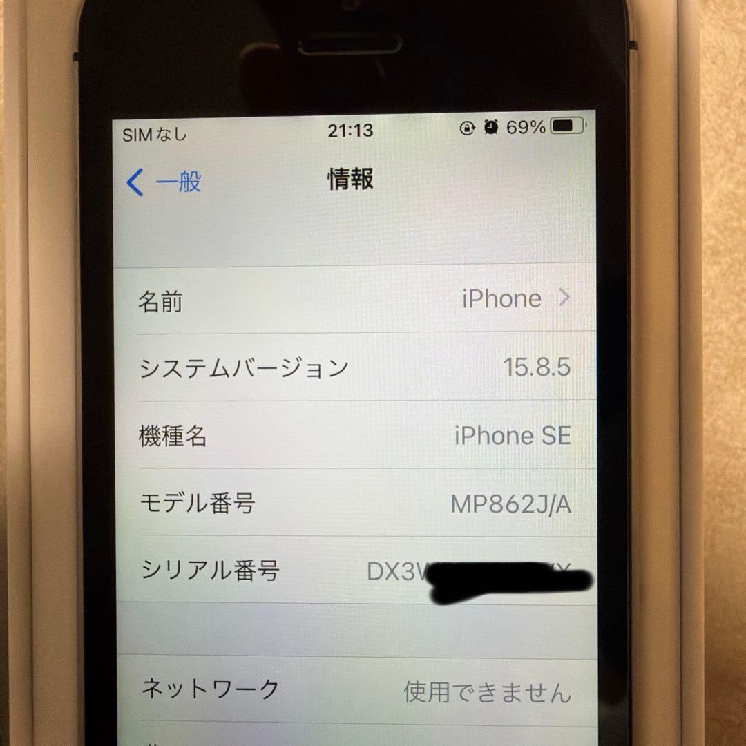iPhone SE 第1世代/128GB /箱あり/スペースグレイ　本体