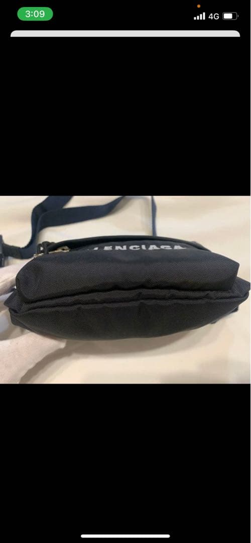 【美品】 BALENCIAGA バレンシアガ ウィールS ボディバッグ 黒