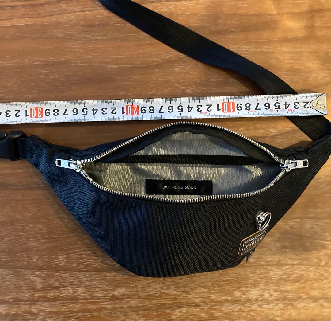 ポーター　ジャムホームメイド　ボディバッグ　黒